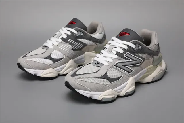 New Balance 9060 Tênis Lifestyle Cinza e Branco 5