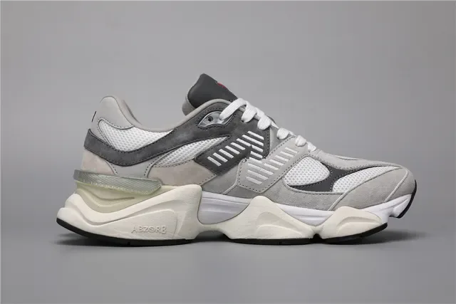 New Balance 9060 Tênis Lifestyle Cinza e Branco 8