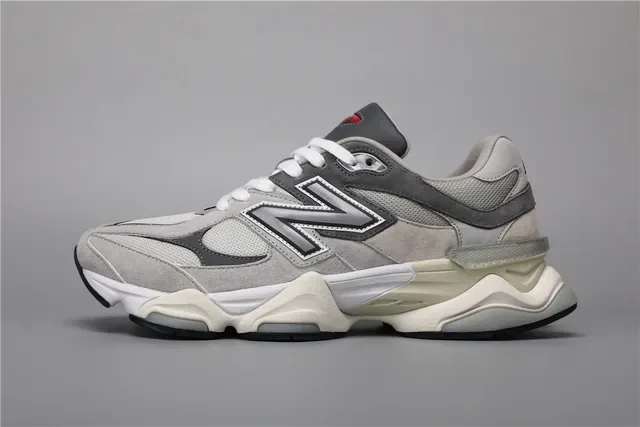 New Balance 9060 Tênis Lifestyle Cinza e Branco 9
