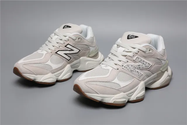 New Balance 9060 sneakers chunky beige et marron 5