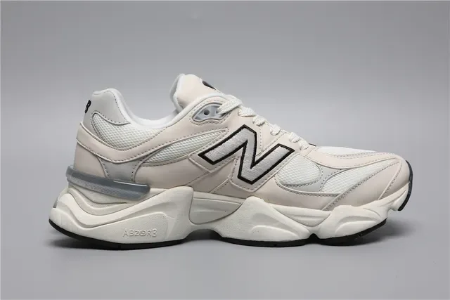 New Balance Beige Negro Suela Plataforma Gruesa Malla Y Construcción De Overlay Sintético Sneakers Lifestyle 7