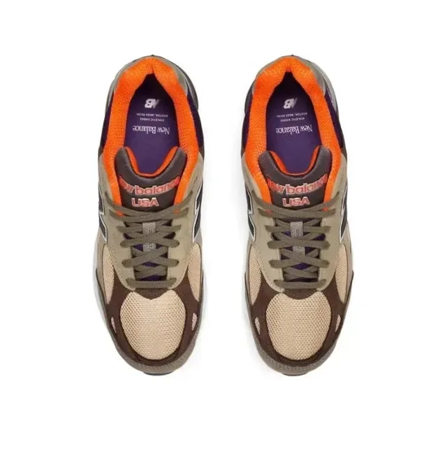 New Balance Beige Brown Upper en matériau mixte ENCAP semelle intermédiaire sneakers lifestyle 4