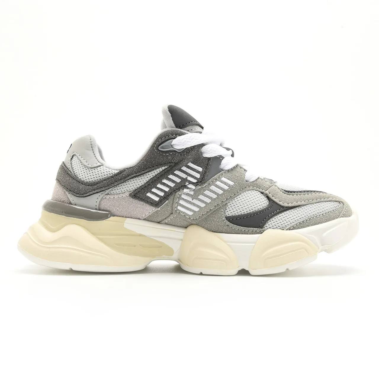 New Balance Blue Beige Multi-Layered Sole Oversized N Logo Chunky Sneakers 13