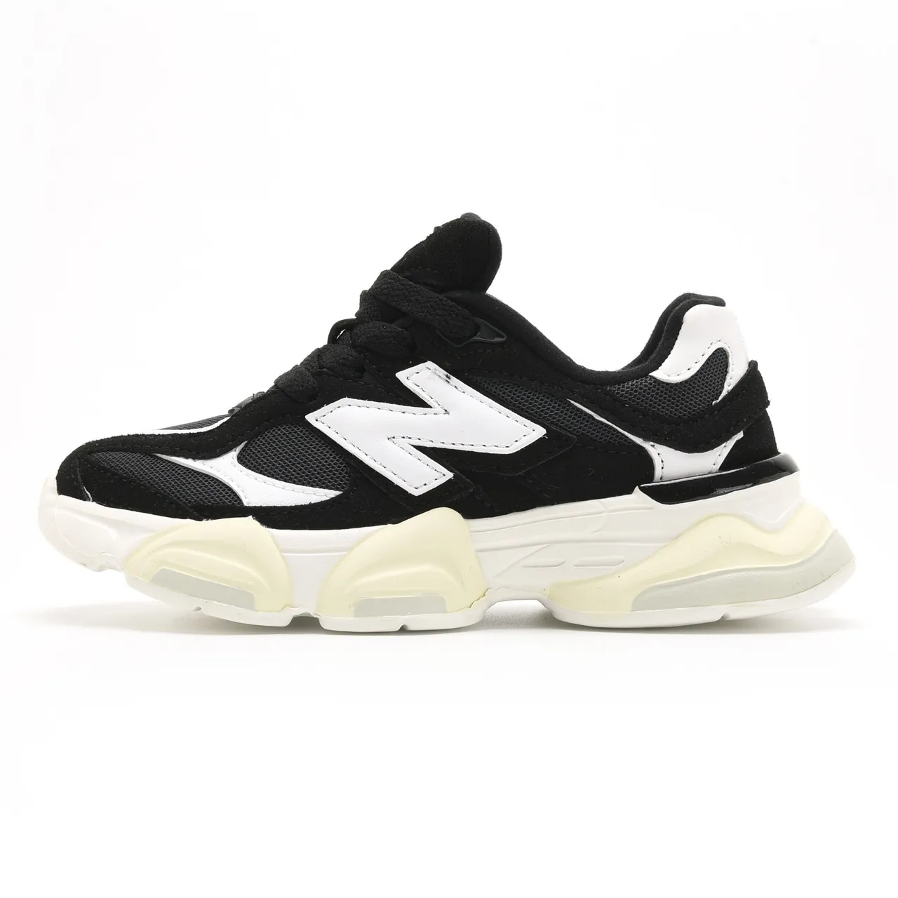 New Balance Blue Beige Multi-Layered Sole Oversized N Logo Chunky Sneakers 16