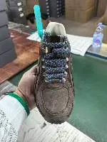 New Balance بني أزرق أنتق الجزء العلوي خشن Tread السول أحذية أسلوب حياة 5