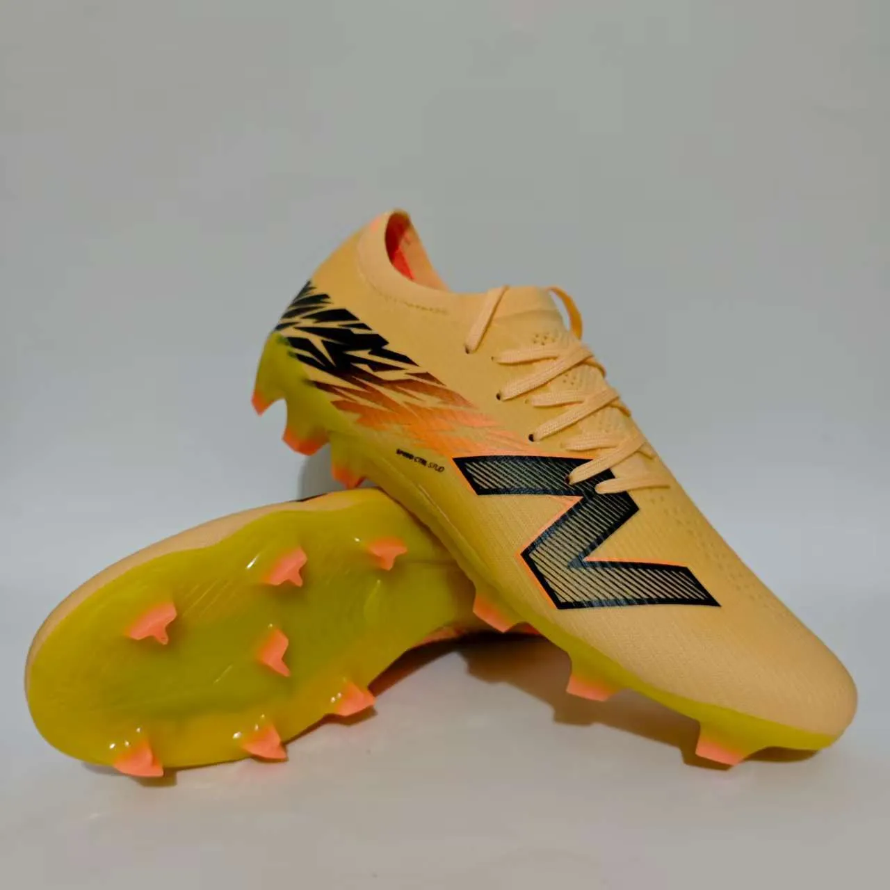New Balance Furon Blue Orange লো-কাট সিন্থেটিক আপার মোল্ডেড FG স্টাডস Firm-Ground ফুটবল জুতা 4