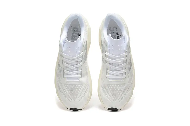 New Balance Sapato de Corrida Branco Cinza Gradiente Malla Engenhada Tênis de Corrida 2