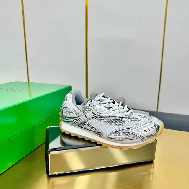 New Balance argent vert couches maille alvéolée synthétique superposition de cage sneakers lifestyle 7