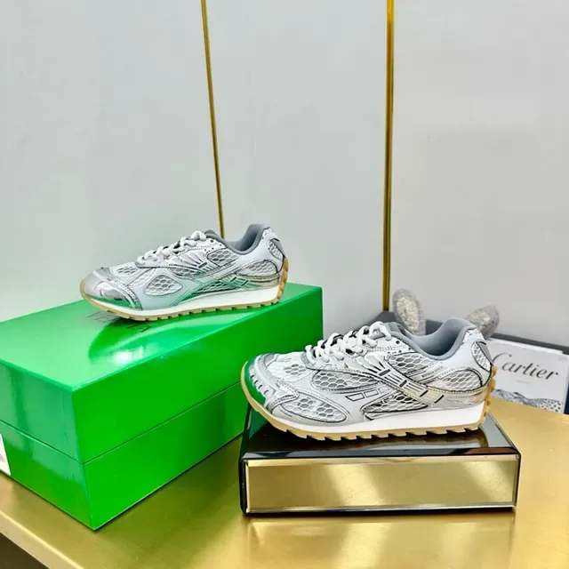 New Balance argent vert couches maille alvéolée synthétique superposition de cage sneakers lifestyle 8