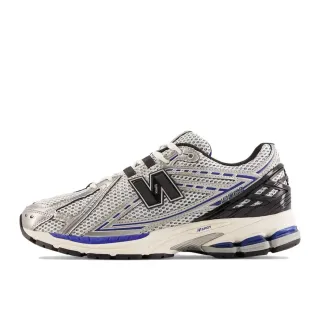 New Balance أبيض أزرق شبكة وصناعي تراكب بناء خطوط مميزة جريئة أحذية رياضية نمط حياة
