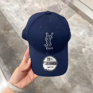 New Era 9FIFTY Snapback Navy Blue Embroidered Monogram Baseball Cap