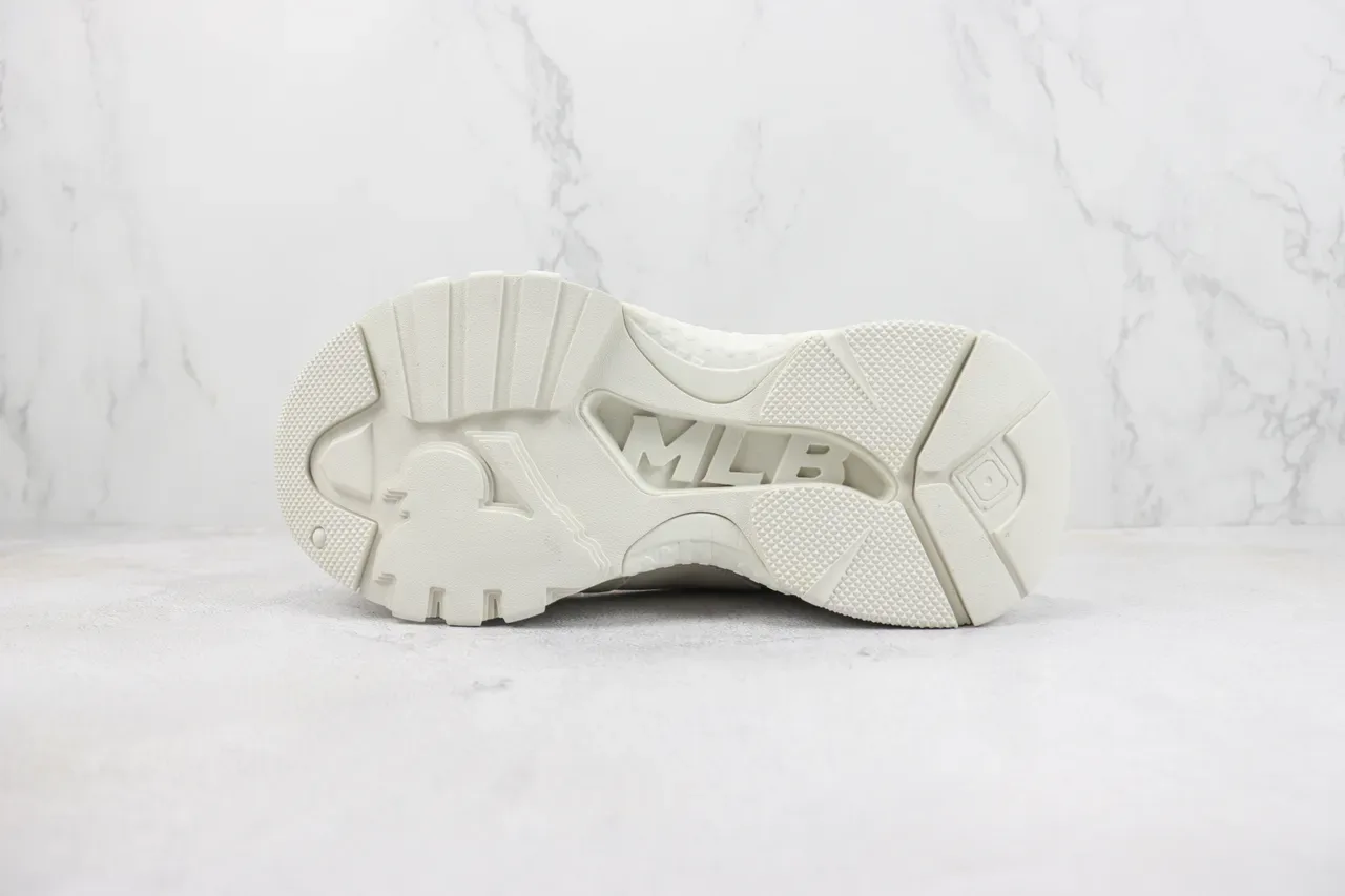 New Era White Navy Chunky Sculpted Sole Oversized Interlocking Logo Sneakers 8