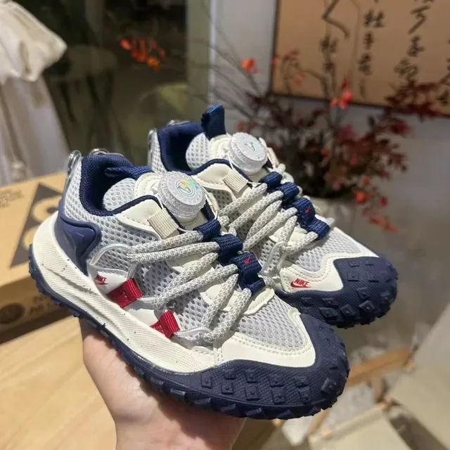 Nike ACG Mountain Fly Low White Navy Red Lifestyle Sneakers 15