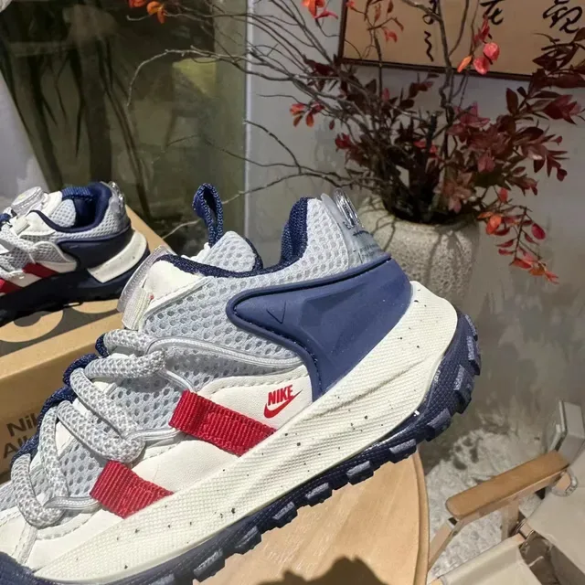 Nike ACG Mountain Fly Low White Navy Red Lifestyle Sneakers 19