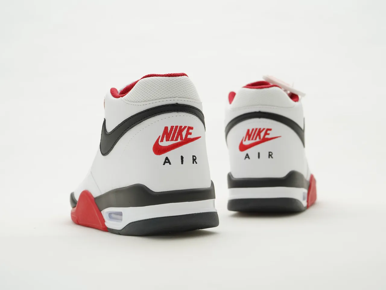 Nike Air Flight 89 White Black Red Basketball Shoes 7