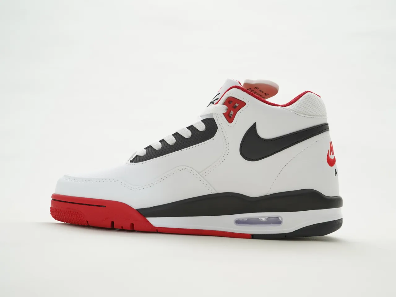 Nike Air Flight 89 White Black Red Basketball Shoes 9