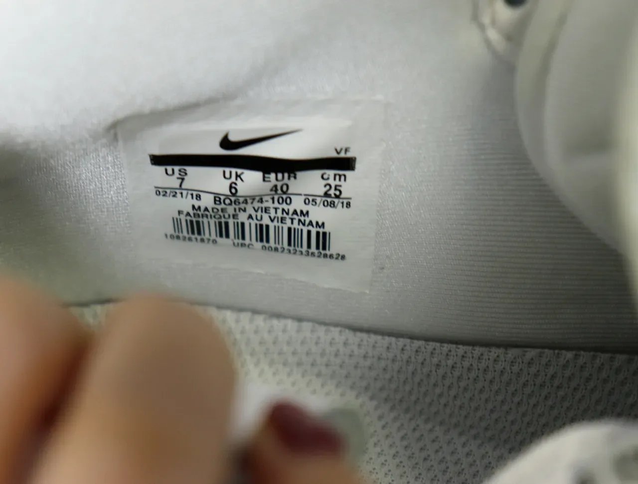 Nike Air Force 1 High Blanc Orange Graphique Sneakers Lifestyle 17