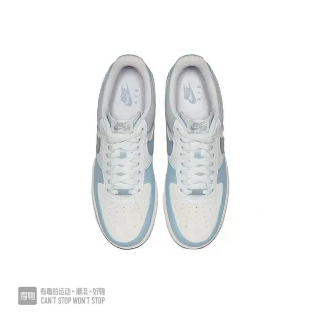 Nike Air Force 1 Light Blue and White Lifestyle Sneakers 3