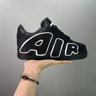 Nike Air Force 1 Low Black White Outline Lifestyle Sneakers