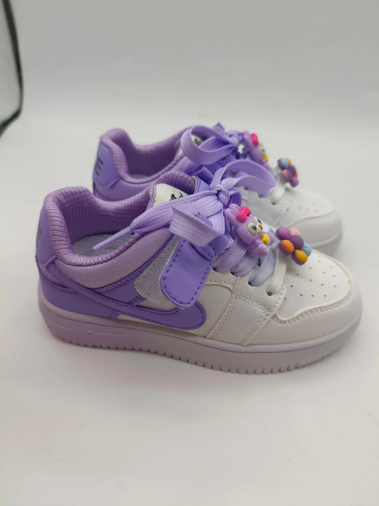 Nike Air Force 1 Low White Purple Pink Lifestyle Sneakers 3