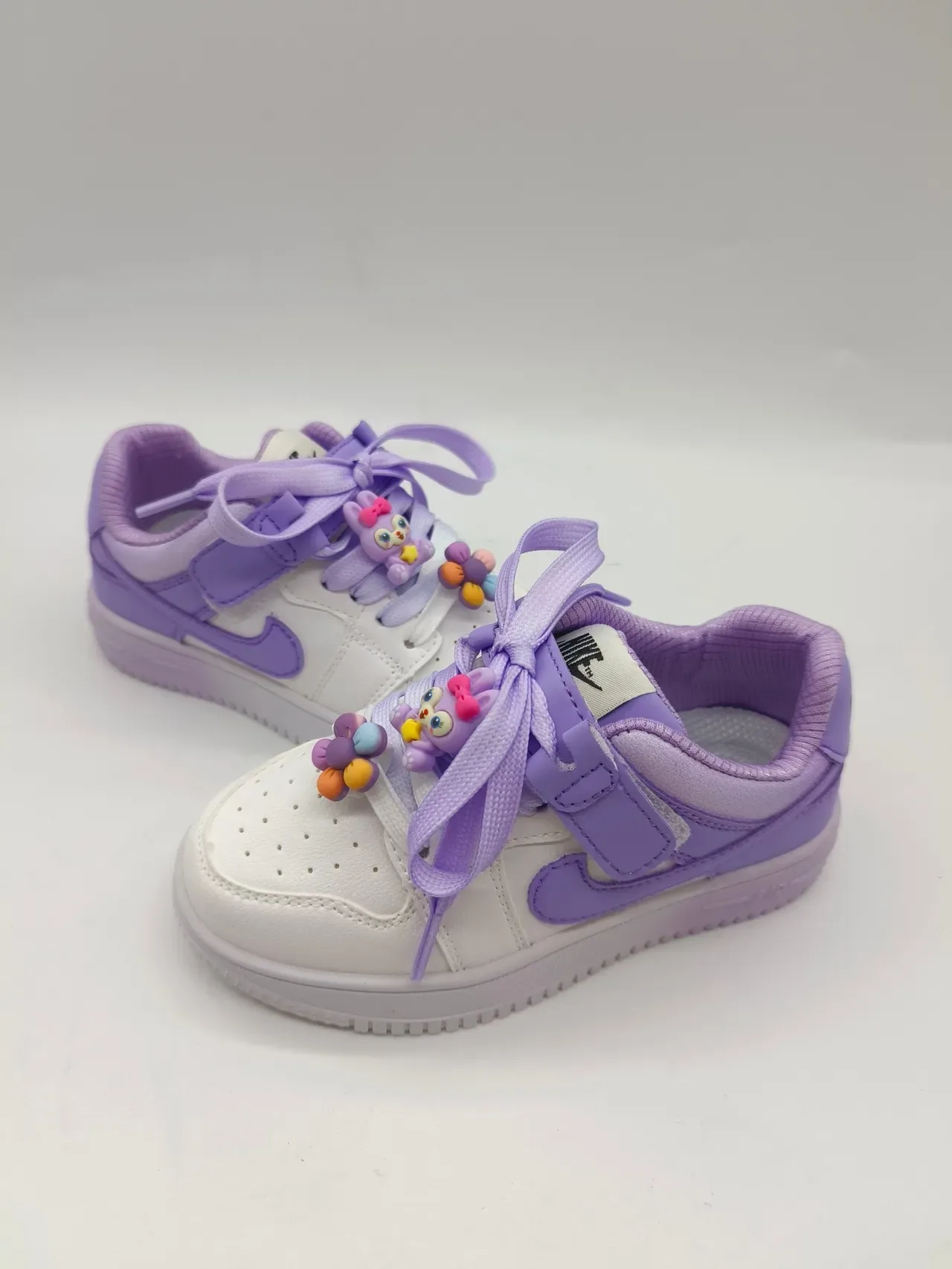 Nike Air Force 1 Low White Purple Pink Lifestyle Sneakers 8