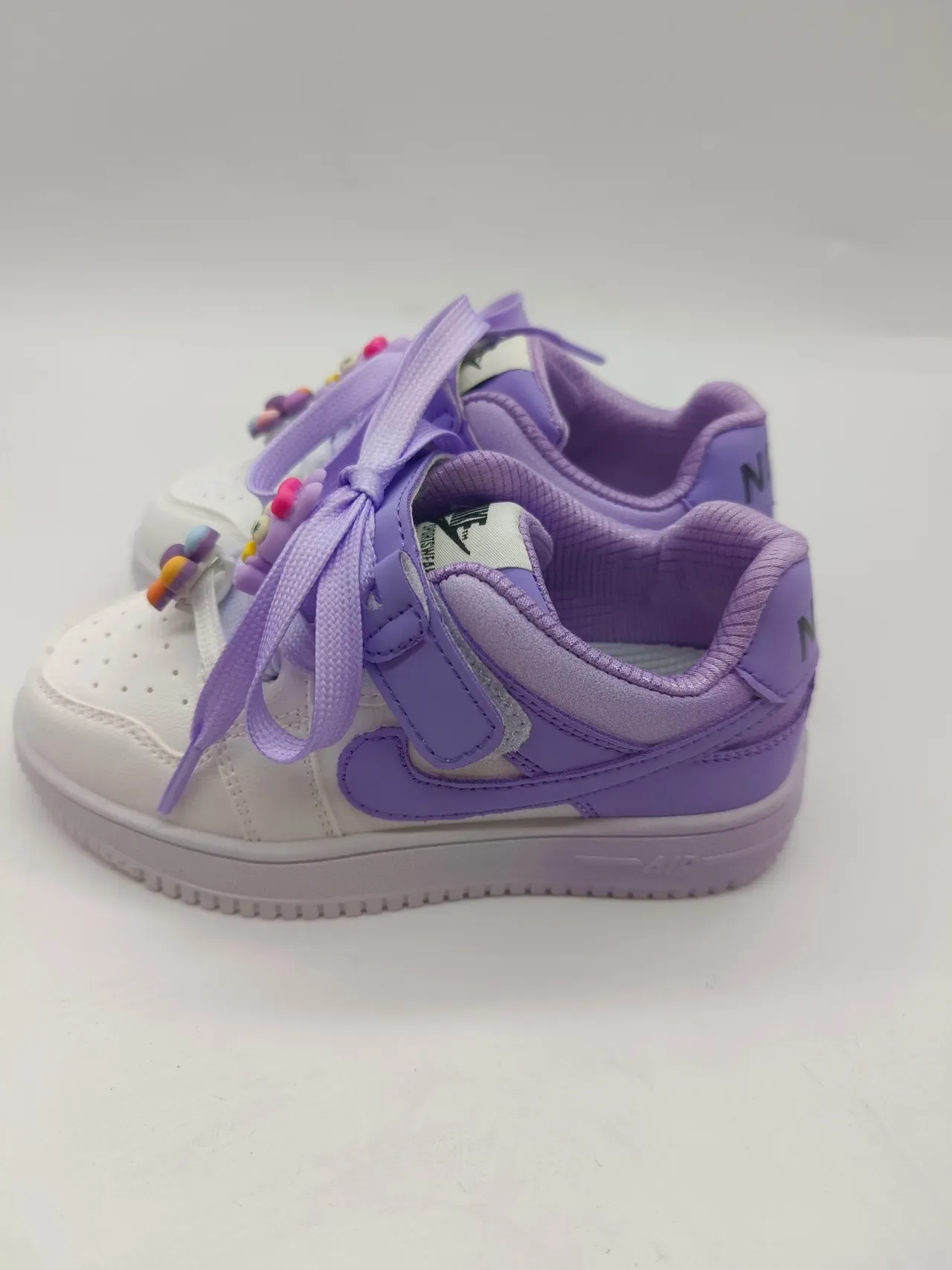 Nike Air Force 1 Low White Purple Pink Lifestyle Sneakers 14