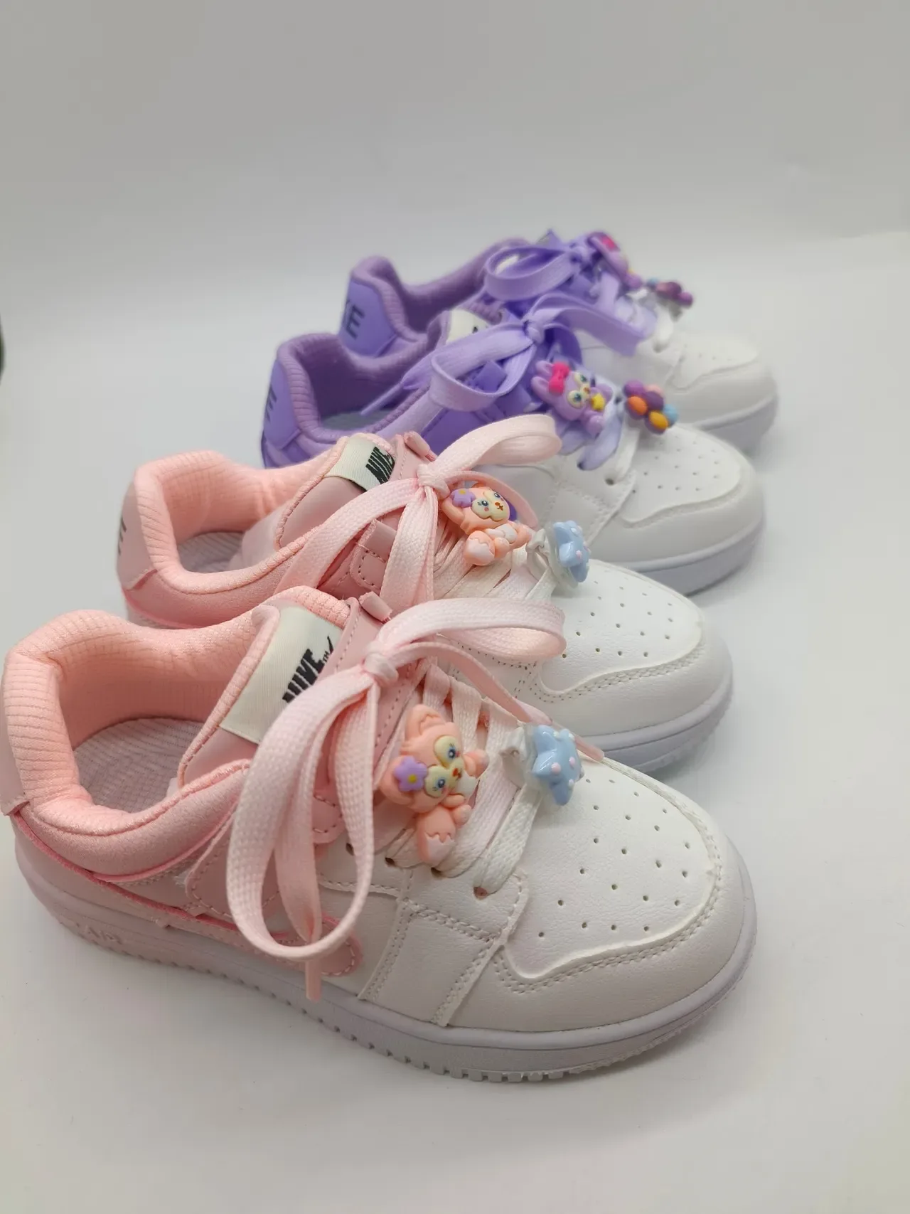 Nike Air Force 1 Low White Purple Pink Lifestyle Sneakers 15