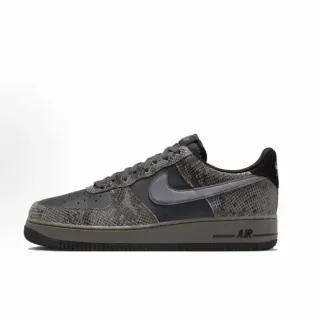 Nike Air Force 1 Snakeskin Gray Black Lifestyle Sneakers