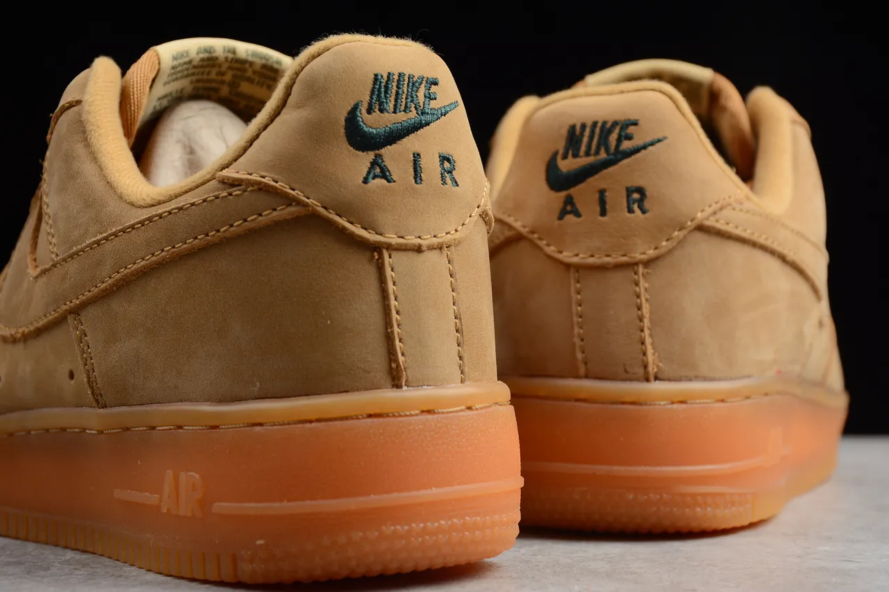 Nike Air Force 1 Tan Suede Lifestyle Sneakers 2