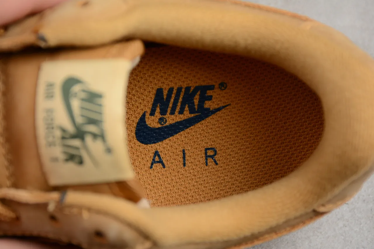 Nike Air Force 1 Tan Suede Lifestyle Sneakers 11