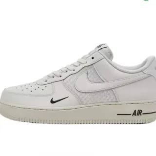 Nike Air Force 1 White and Black Lifestyle Sneakers
