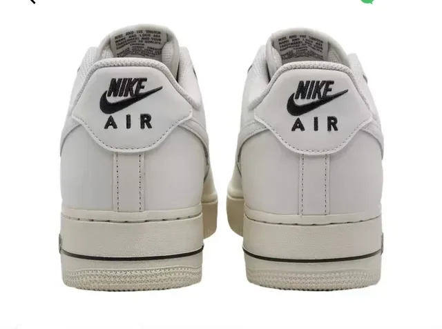 Nike Air Force 1 White and Black Lifestyle Sneakers 3