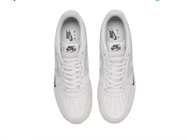 Nike Air Force 1 White and Black Lifestyle Sneakers 4