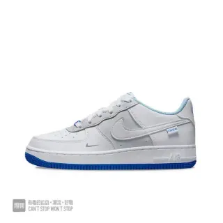 Nike Air Force 1 White and Royal Blue Lifestyle Sneakers