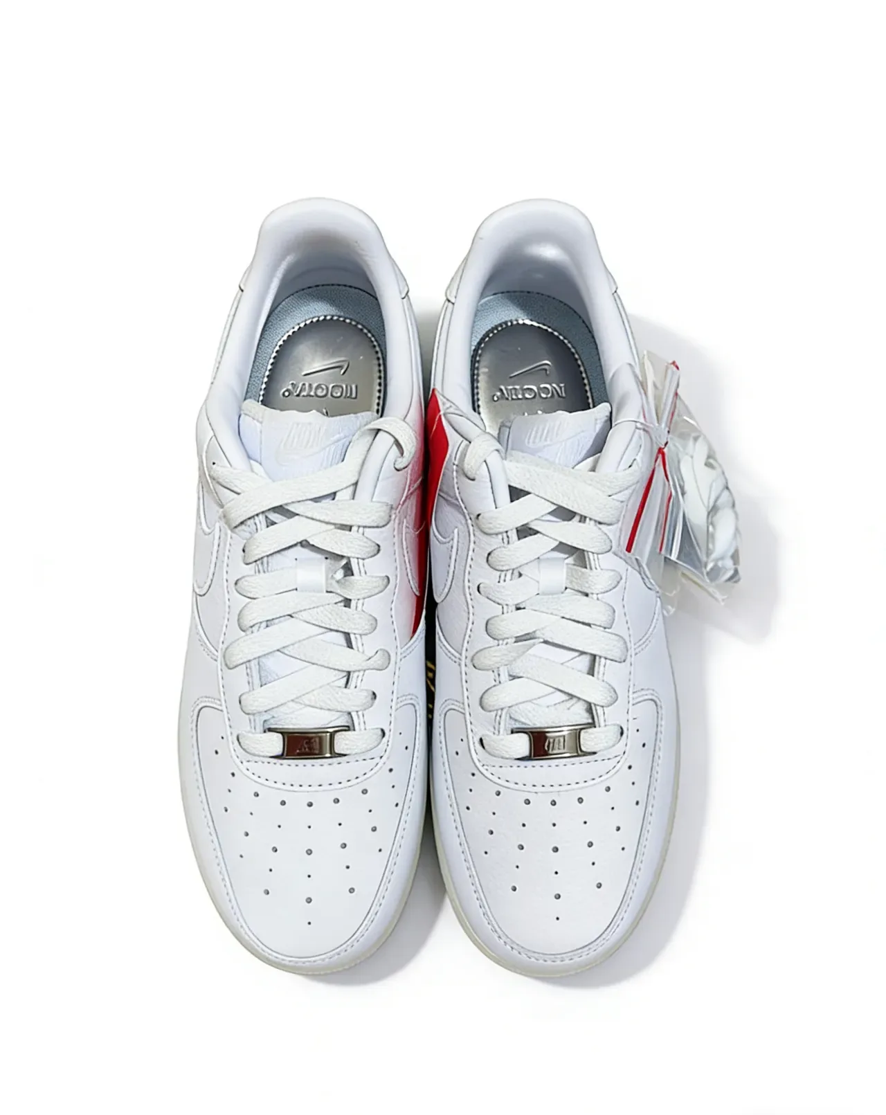Nike Air Force 1 White Leather Lifestyle Sneakers 4