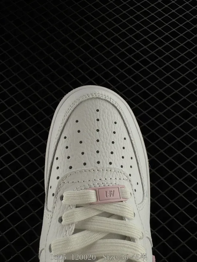 Nike Air Force 1 White Pink Mint Lifestyle Sneakers 3