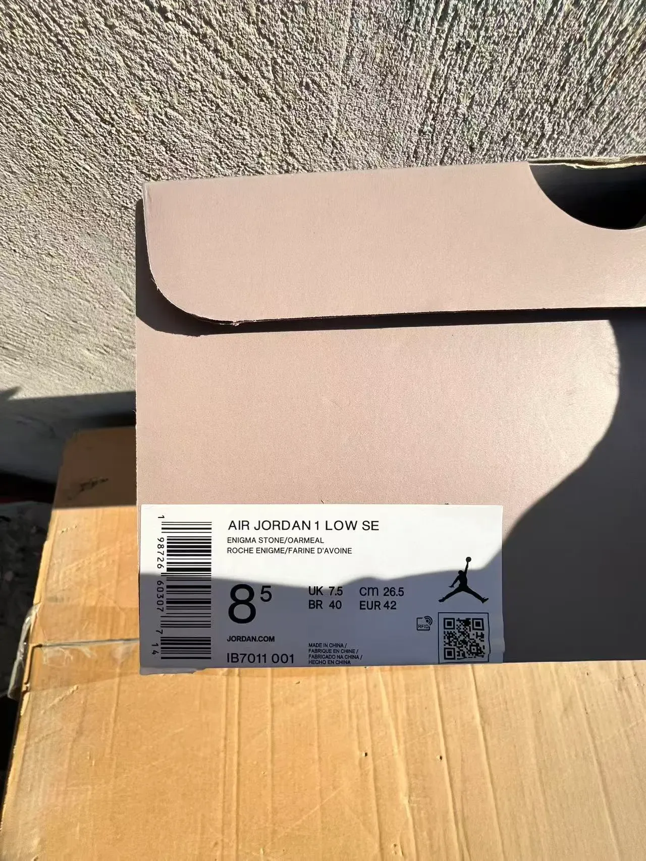 Nike Air Jordan 1 Beige and Brown Panelled Lifestyle Sneakers 10