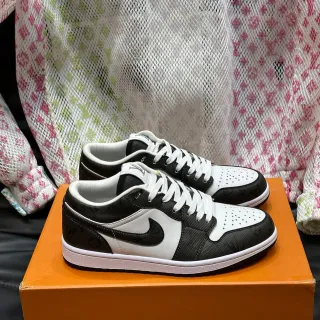 Nike Air Jordan 1 Low Black White Lifestyle Sneakers