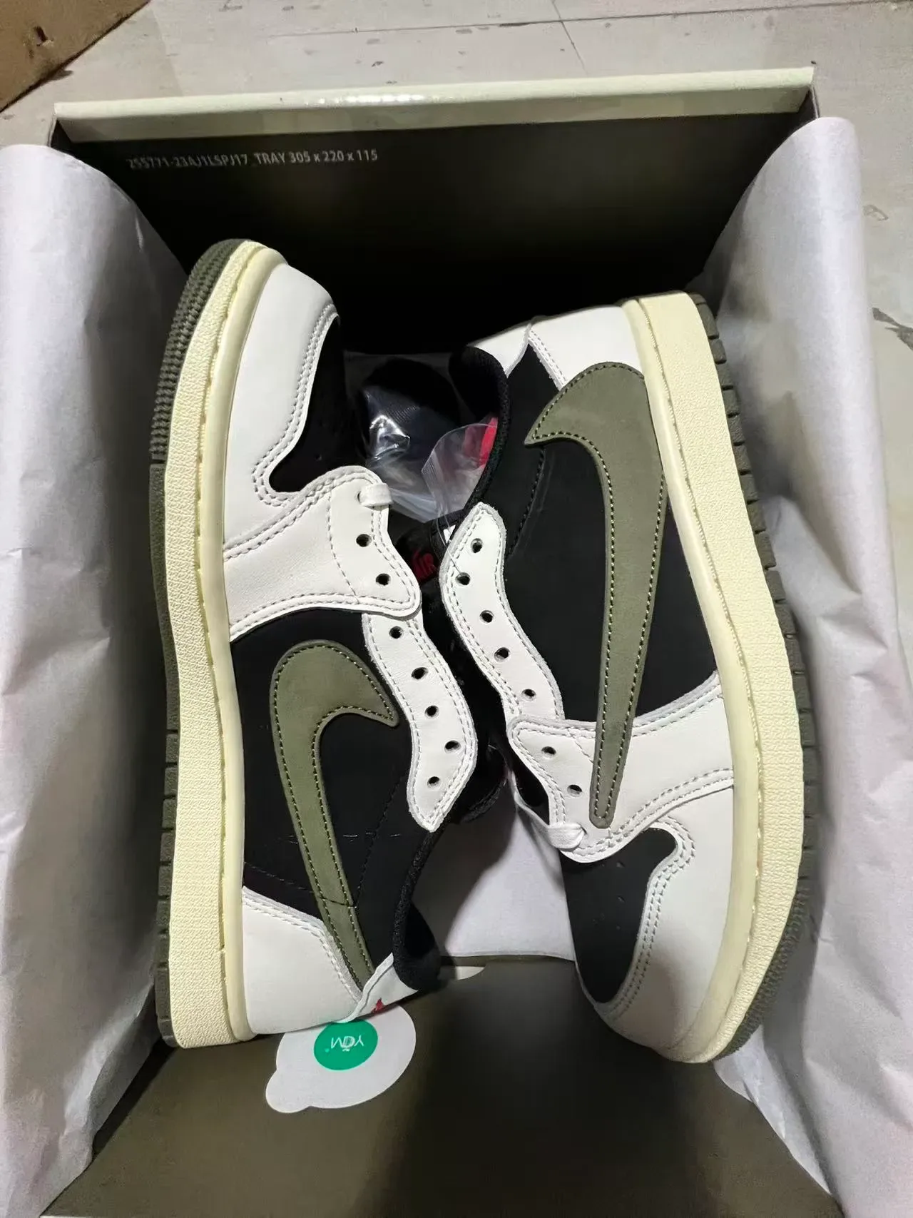 Nike Air Jordan 1 Low Olive Lifestyle Sneakers 10