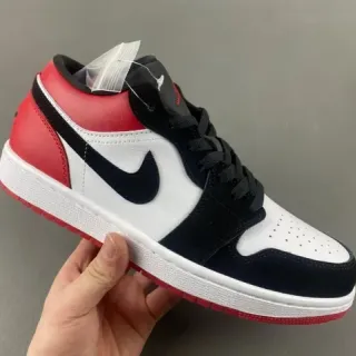 Nike Air Jordan 1 Low Vermelho Branco Marinho Lifestyle Sneakers