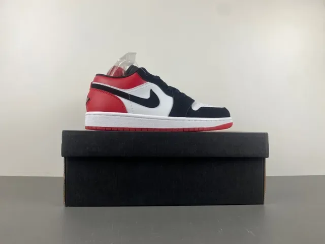 Nike Air Jordan 1 Low Red White Navy Lifestyle Sneakers 15