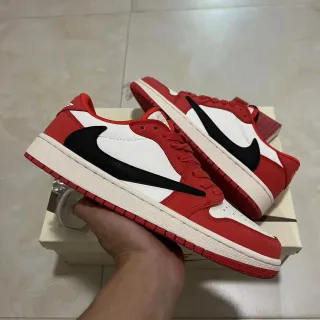 Nike Air Jordan 1 Red White Black Lifestyle Sneakers