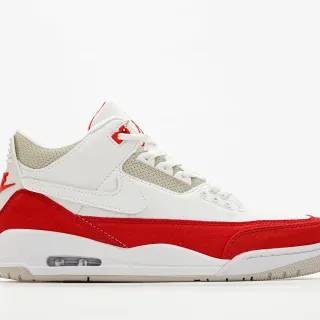 Nike Air Jordan 3 White Red Beige Basketball Shoes