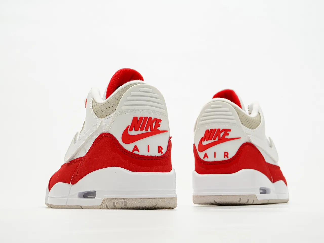 Nike Air Jordan 3 White Red Beige Basketball Shoes 8
