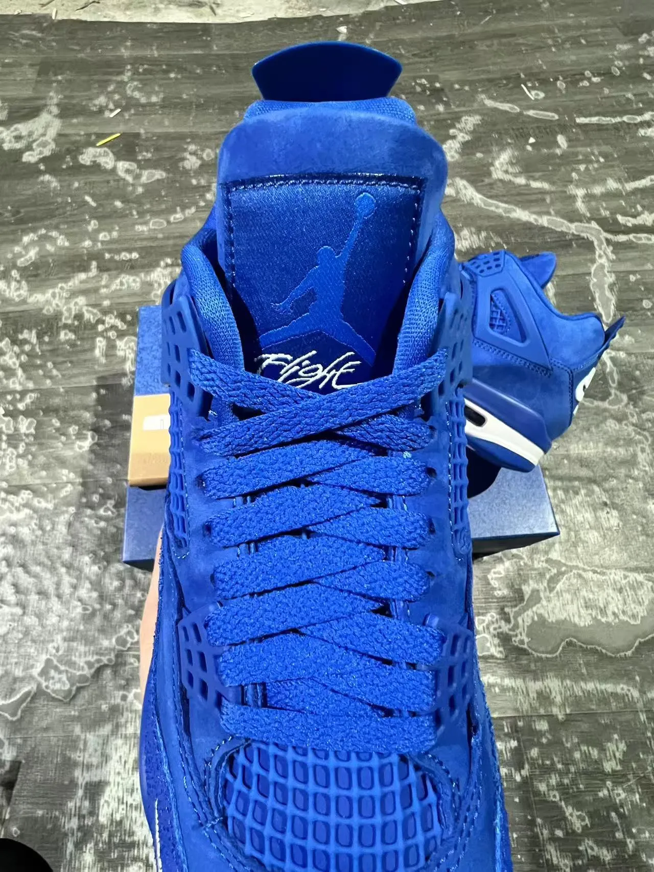 Nike Air Jordan 4 Royal Blue Basketball Shoes 4