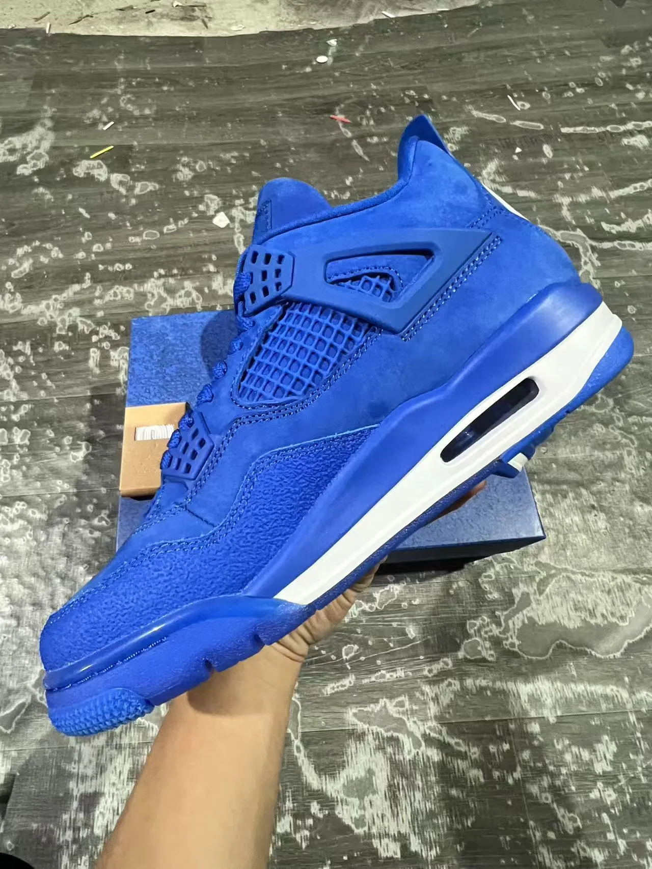 Nike Air Jordan 4 Royal Blue Basketball Shoes 5