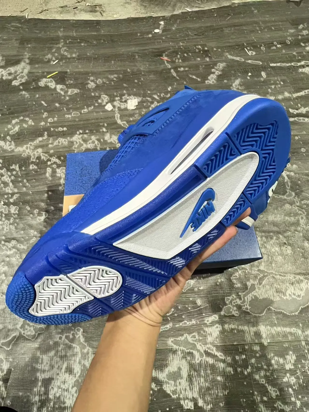 Nike Air Jordan 4 Royal Blue Basketball Shoes 6