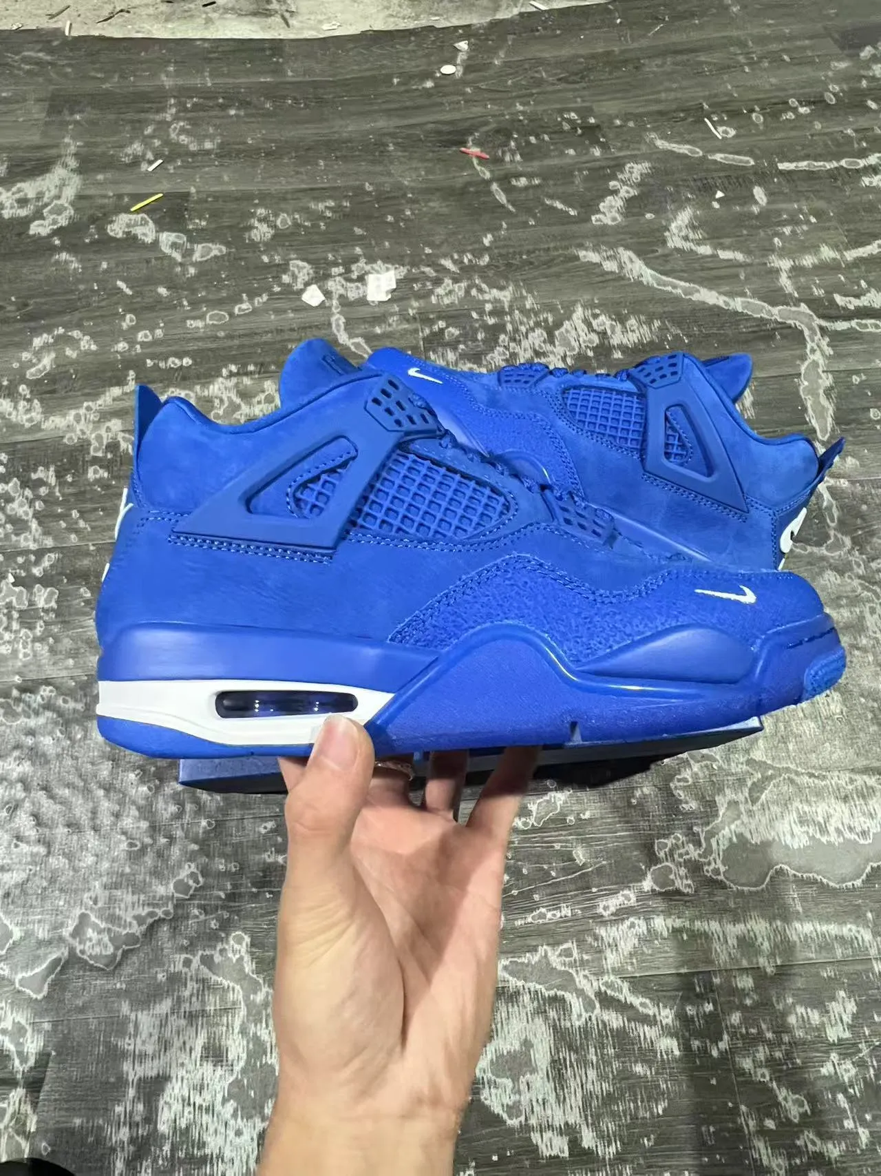 Nike Air Jordan 4 Royal Blue Basketball Shoes 7