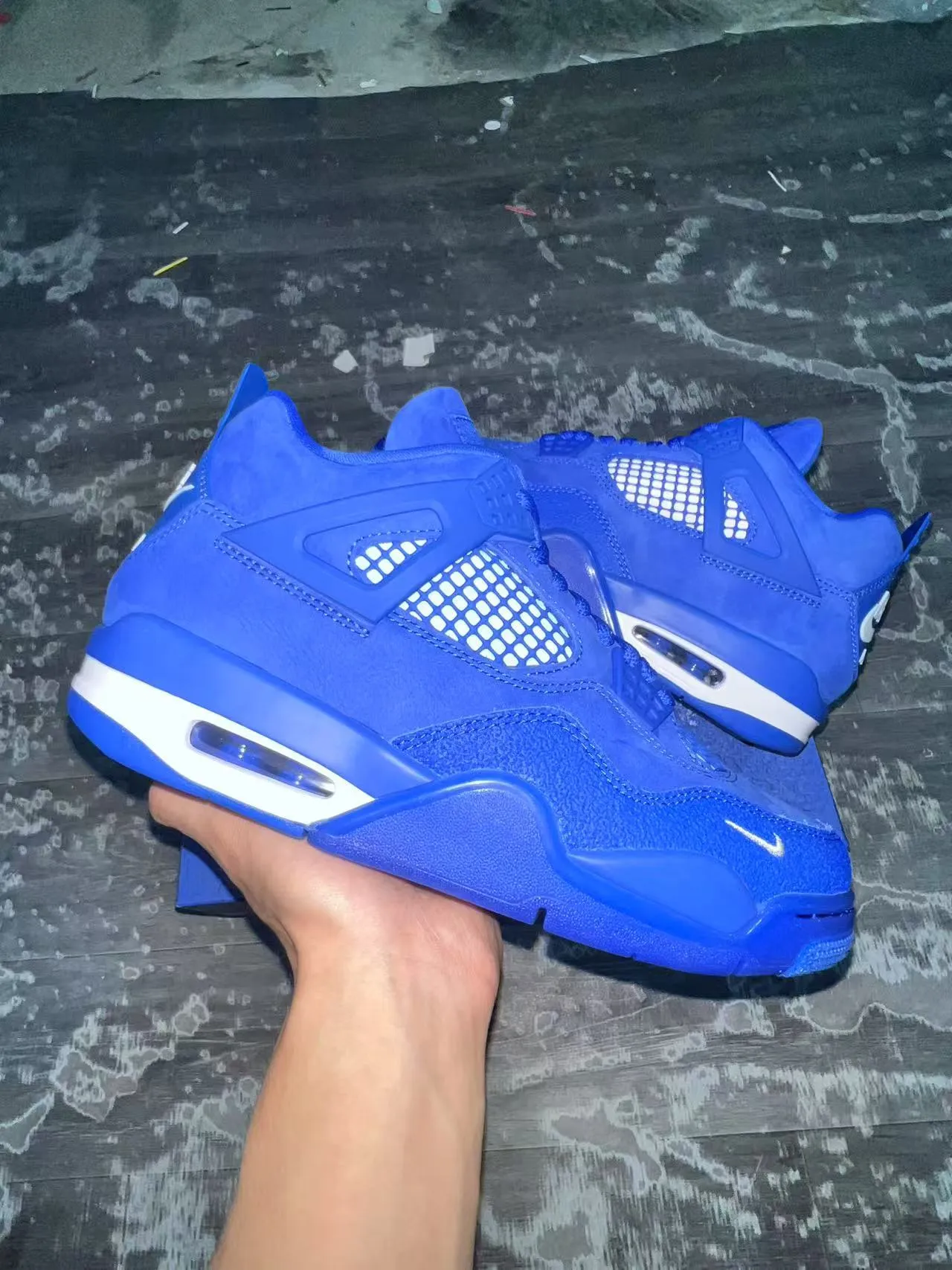 Nike Air Jordan 4 Royal Blue Basketball Shoes 9