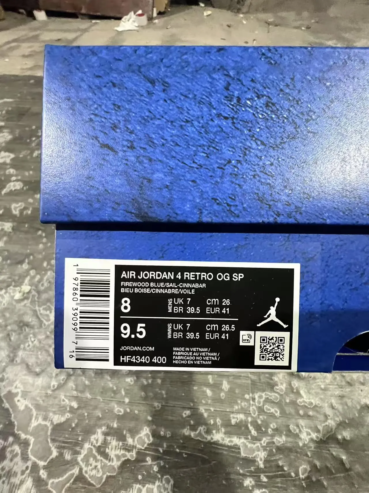 Nike Air Jordan 4 Royal Blue Basketball Shoes 13